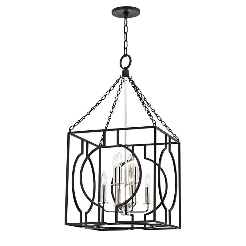 Industrial Pendant Lighting for Machine ShopsOctavio Eight Light Pendant