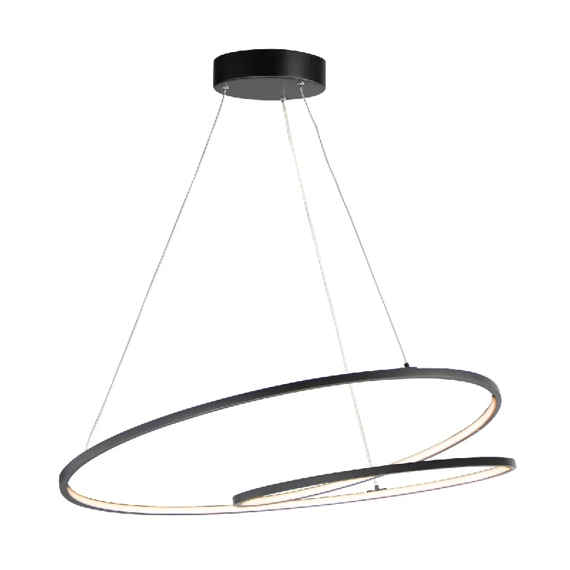Industrial Lighting for Automotive Manufacturing PlantsCycle 32 in. LED Pendant Light Black finish
