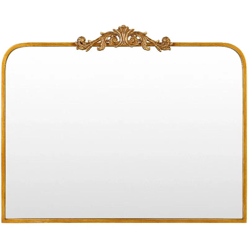 White track lighting for a clean lookAarlen Mantel Mirror
