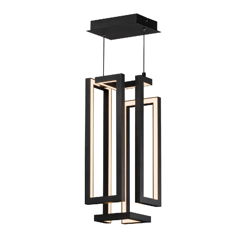 Industrial Lighting for Electronics ManufacturingPenrose 7 in. LED Pendant Light Black Finish