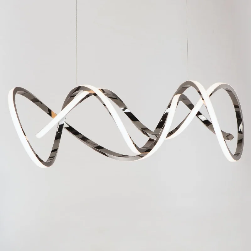 Industrial Lighting for Food Processing FactoriesSignature 38 in. LED Pendant Light Chrome Finish