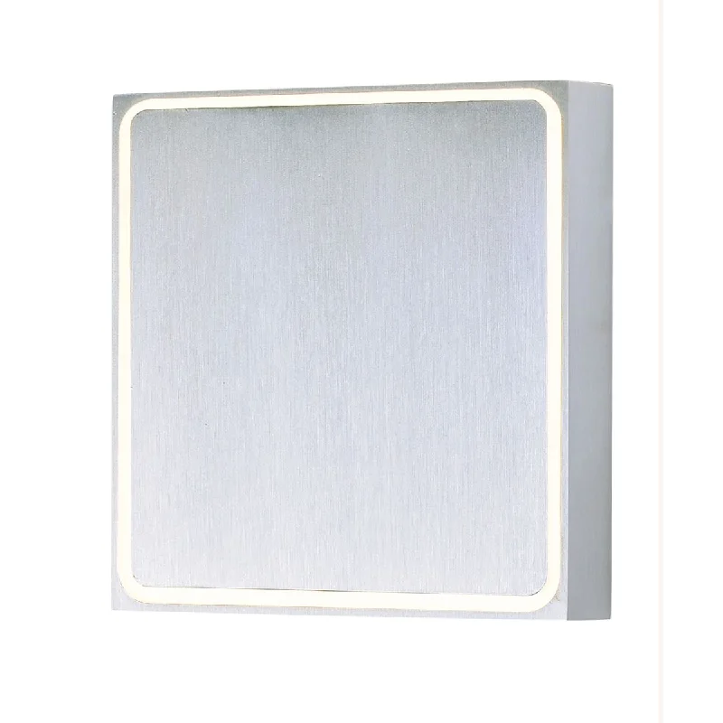 Industrial Lighting for Automotive Manufacturing PlantsAlumilux Outline 5 in. LED Outdoor Wall Sconce 560 Lumens 3000K Aluminum