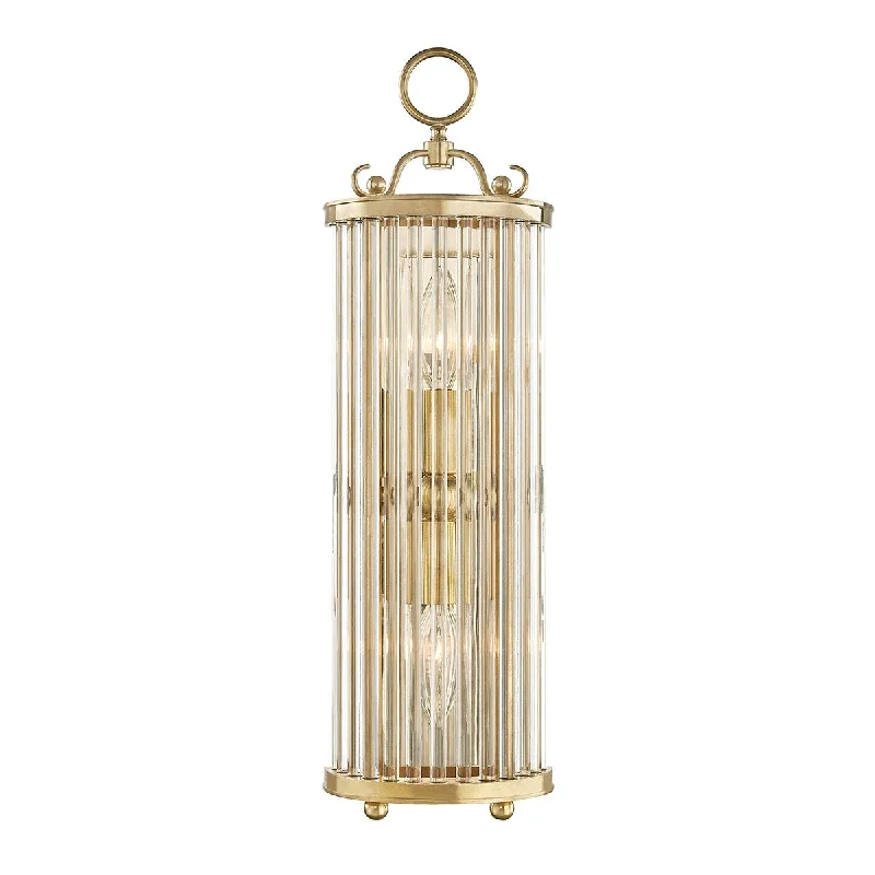 Industrial Lighting with High CRI (Color Rendering Index) for True Color PerceptionGlass No.1 Two Light Wall Sconce