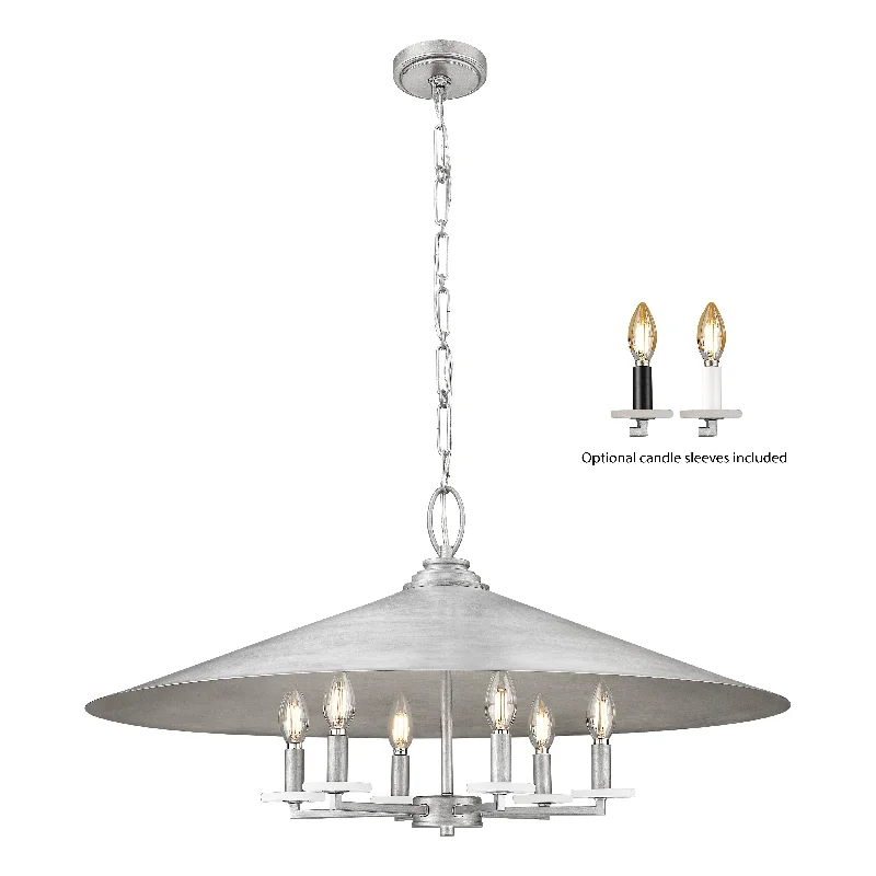 Track lighting for illuminating walkwaysRialto 6-Light Pendant