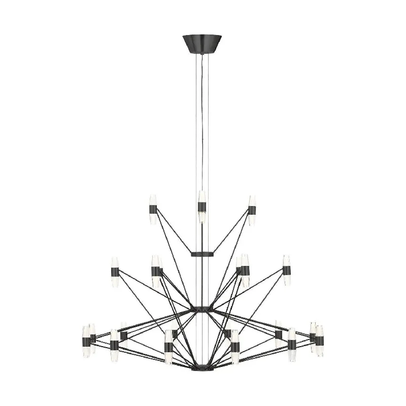 Track lighting with swivel heads for precise aimingLassell LED Tall Tier Chandelier Track lighting with swivel heads for precise aimingLassell LED Tall Tier Chandelier