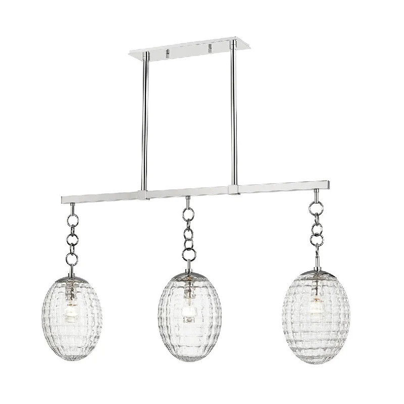 Industrial Lighting for Chemical PlantsVenice Three Light Island Pendant
