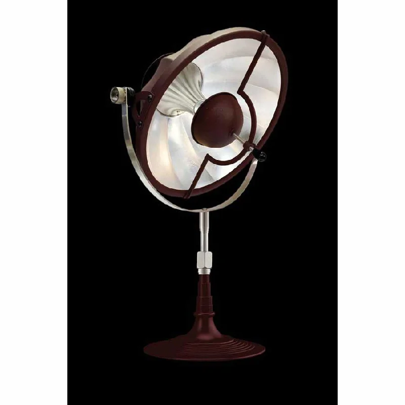 Track lighting with colored glass accentsFortuny DF32ARM-RR Armilla 32 Antique Red Stand Table Lamp