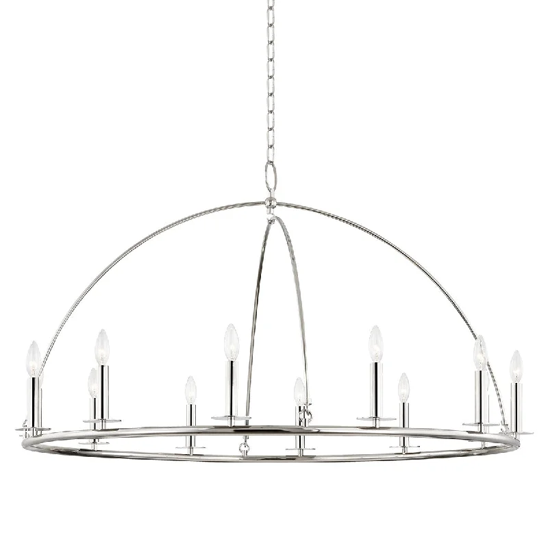 Dimmable Industrial Lighting for Ambiance ControlHowell 12 Light Chandelier
