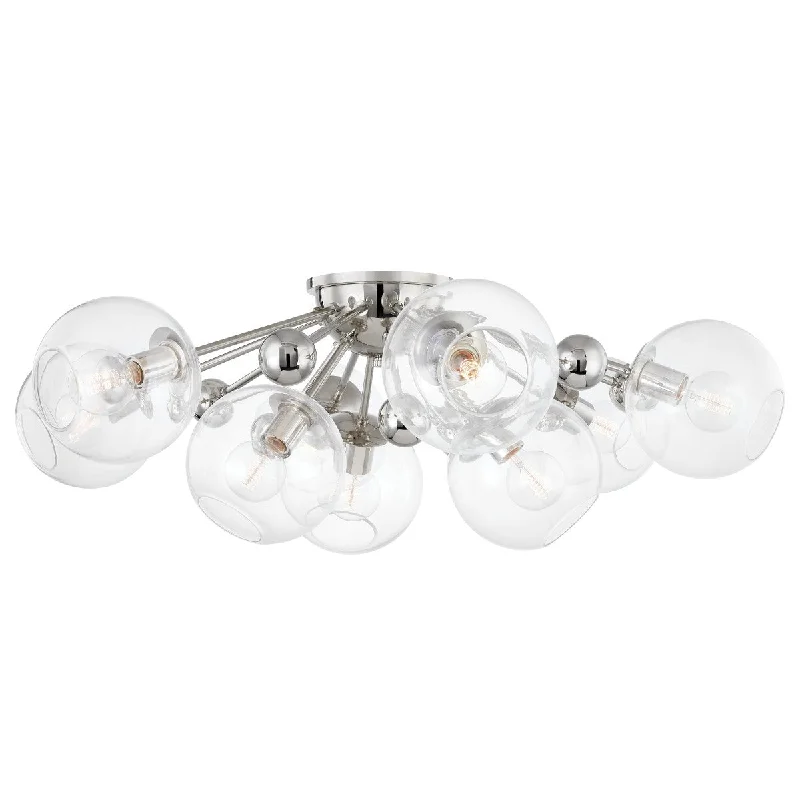 Color - Tunable Industrial Lighting for Special ApplicationsAbbott Nine Light Semi Flush Mount Color - Tunable Industrial Lighting for Special ApplicationsAbbott Nine Light Semi Flush Mount