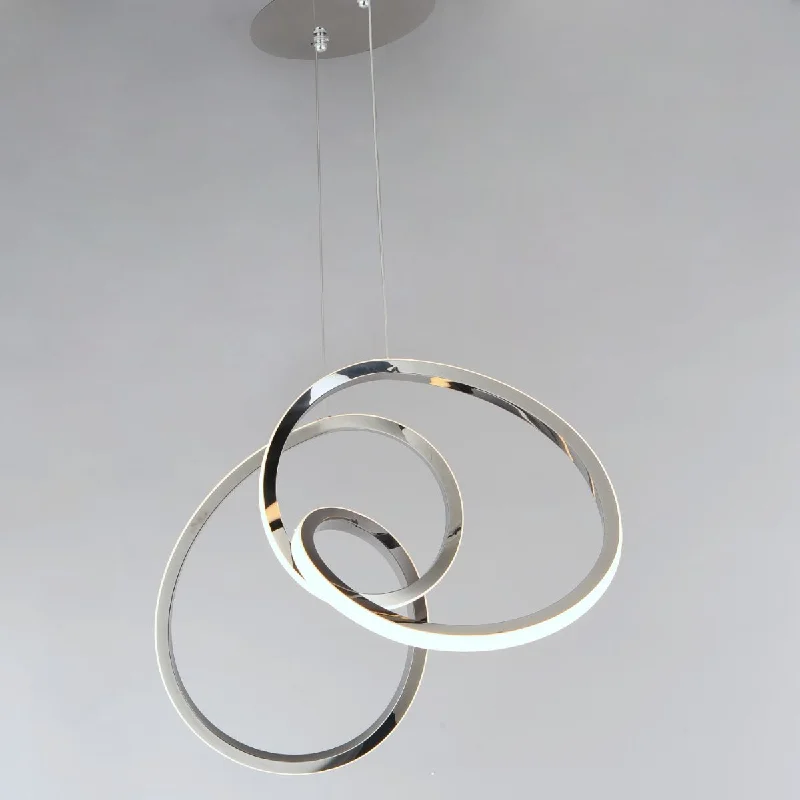 Industrial Lighting for Food Processing FactoriesPerpetual 37 in. LED Pendant Light Chrome Finish Industrial Lighting for Food Processing FactoriesPerpetual 37 in. LED Pendant Light Chrome Finish