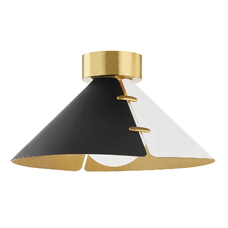 Industrial Lighting for Automotive Manufacturing PlantsSplit One Light Flush Mount