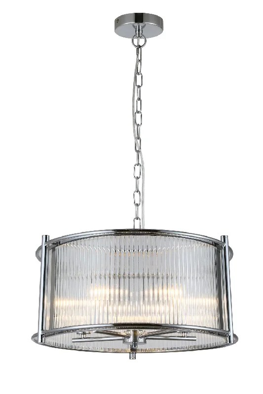 Contemporary track lighting in black finishCici 3/5Lt Hanging Ceiling Light - Chrome / Satin Brass
