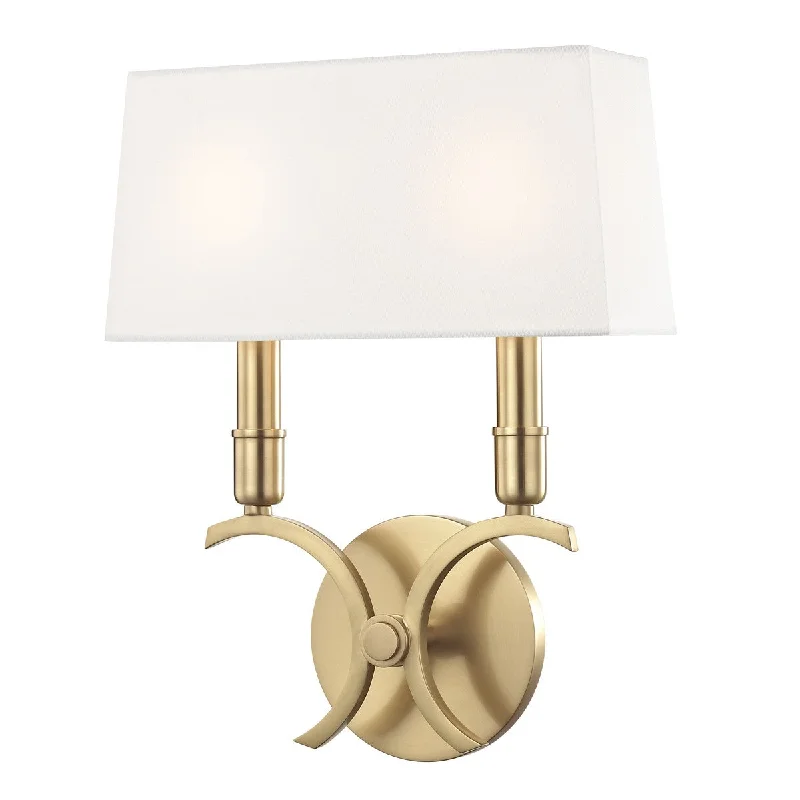 Industrial Area Lighting for Large Open SpacesGwen Two Light Wall Sconce