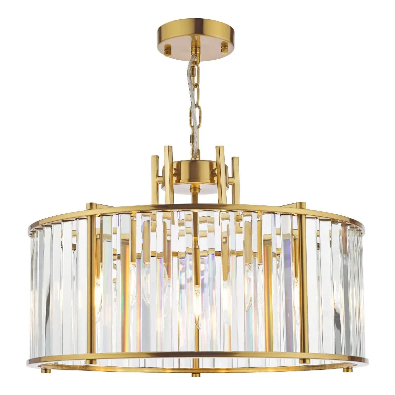 Track lighting for creating a moody atmosphereKiran 5Lt Crystal Ceiling Light - Natural Brass / Satin Black Track lighting for creating a moody atmosphereKiran 5Lt Crystal Ceiling Light - Natural Brass / Satin Black