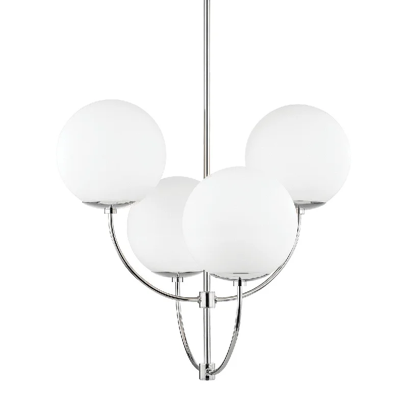 Industrial Wall - Mounted Lighting for Workshop WallsCarrie Four Light Chandelier