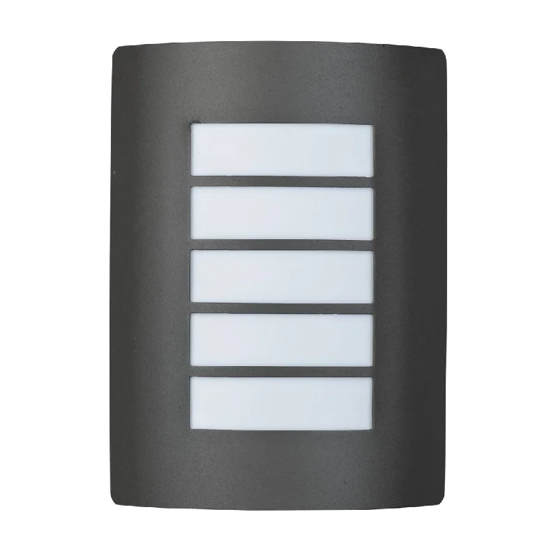Industrial Lighting for Metal Fabrication ShopsView LED 9 in. LED Outdoor Wall Light 900 Lumens 3000K Bronze Finish