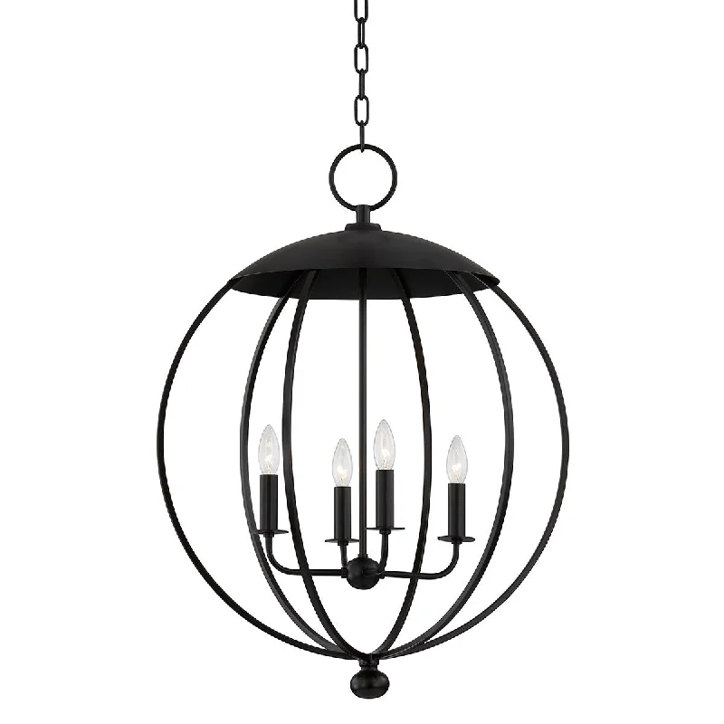 Industrial Ceiling - Mounted Lighting for Assembly PlantsWesley Four Light Pendant