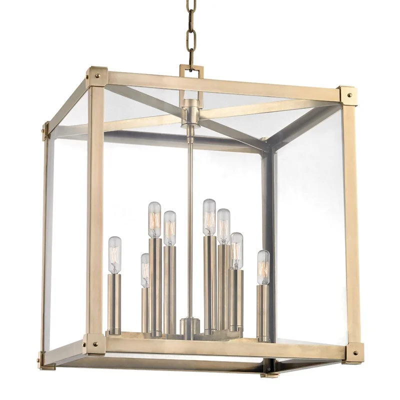 Industrial Lighting for Textile MillsForsyth Eight Light Pendant