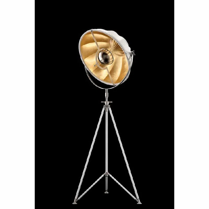 Track lighting with multiple heads for flexibilityFortuny DF63TRA-33 Studio 63 Tripod White Stand Floor Lamp