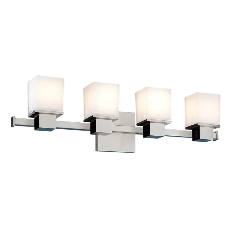 Dimmable Industrial Lighting for Ambiance ControlMilford Four Light Bath Bracket