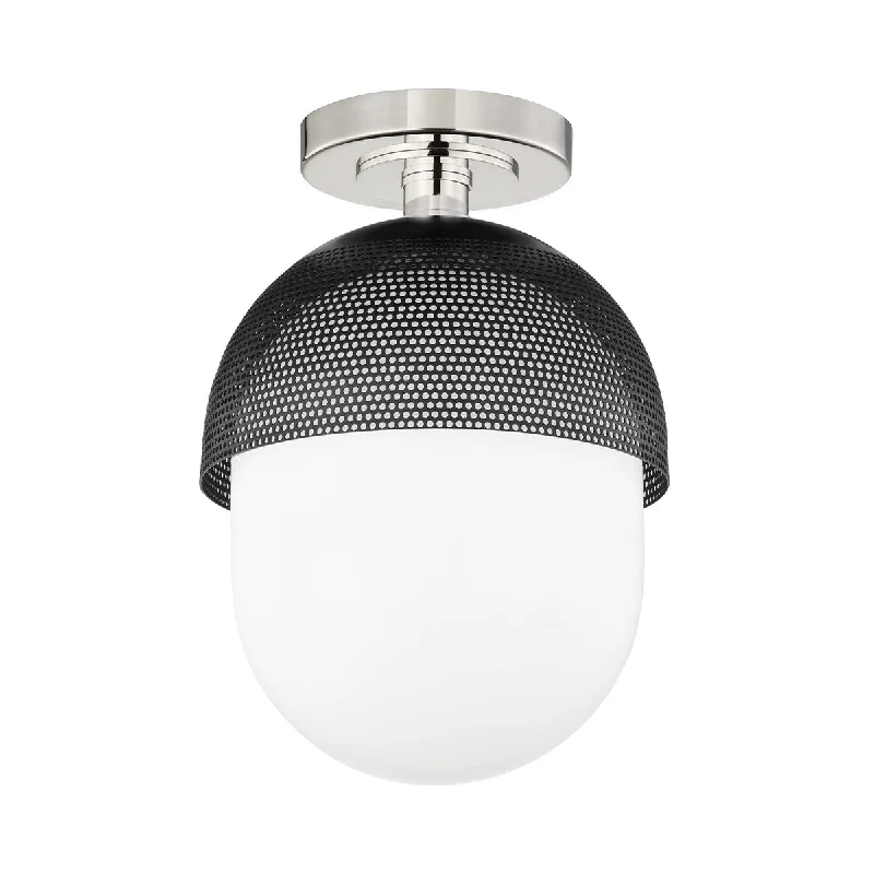 Industrial Task Lighting for Precision WorkstationsNyack One Light Semi Flush Mount Industrial Task Lighting for Precision WorkstationsNyack One Light Semi Flush Mount