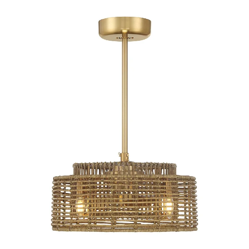 Wireless track lighting for easy installationFerndale 4-Light Fan D'Lier