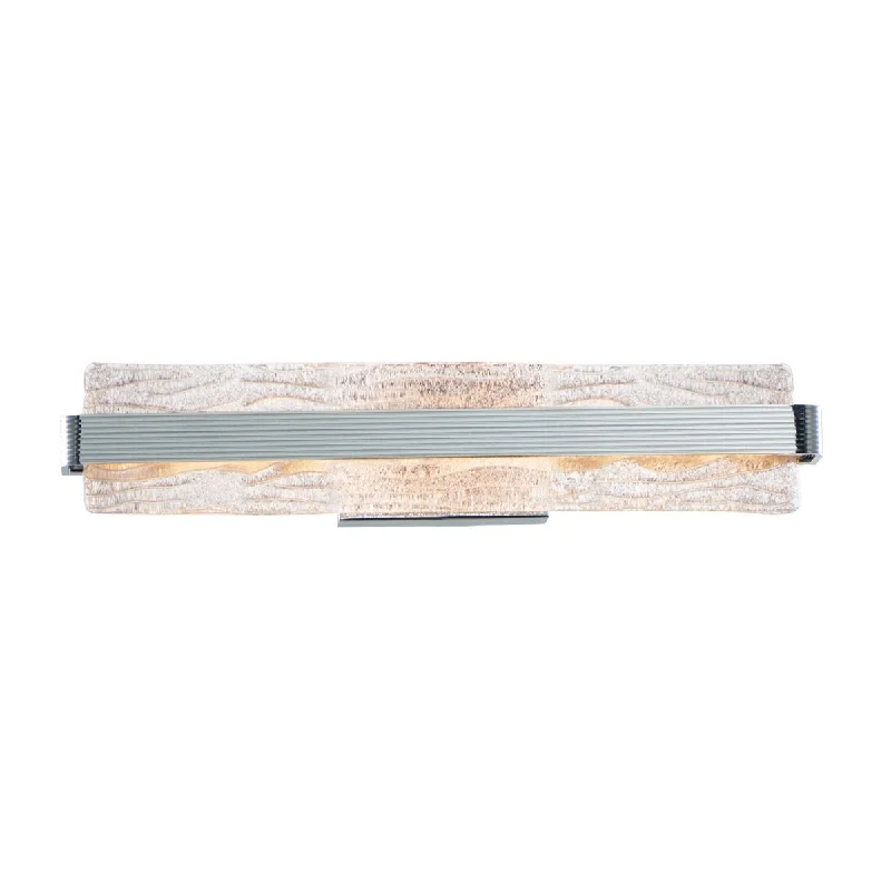 Durable Industrial Lighting for Harsh EnvironmentsRipple 24 in. LED Bath Bar Chrome finish