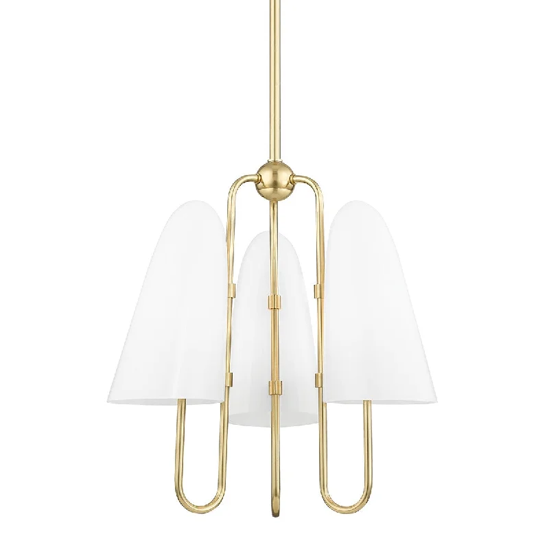 Industrial Lighting for Printing Press FacilitiesSlate Hill Three Light Chandelier