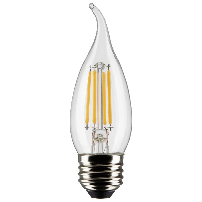 Energy - Efficient Industrial Lighting for Cost - Savings4 Watt CA10 LED - Clear - Medium base - 90 CRI - 2700K - 120 Volt - 6 Pack Energy - Efficient Industrial Lighting for Cost - Savings4 Watt CA10 LED - Clear - Medium base - 90 CRI - 2700K - 120 Volt - 6 Pack