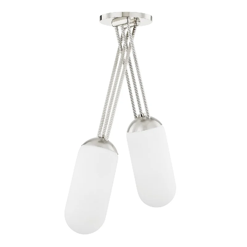 Industrial Flood Lighting for Outdoor Loading DocksPalisade Two Light Pendant