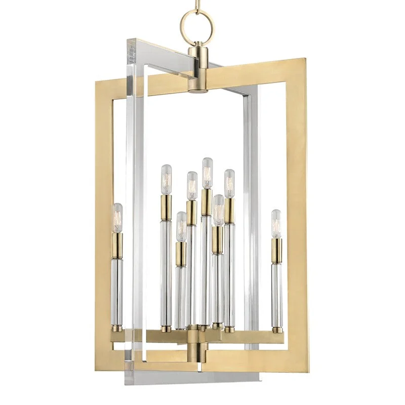 Dust - Resistant Industrial Lighting for Dirty WorkspacesWellington Eight Light Pendant