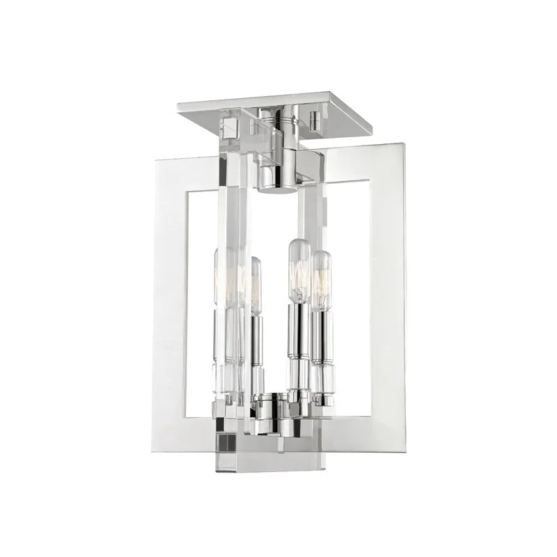 Industrial Lighting for Food Processing FactoriesWellington Four Light Flush Mount
