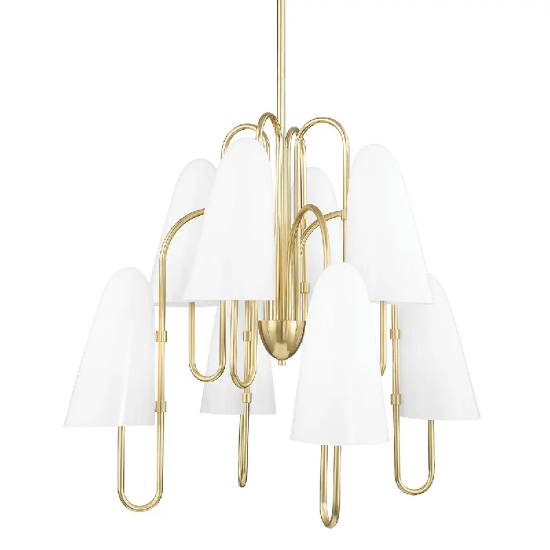 Industrial Task Lighting for Precision WorkstationsSlate Hill Eight Light Chandelier