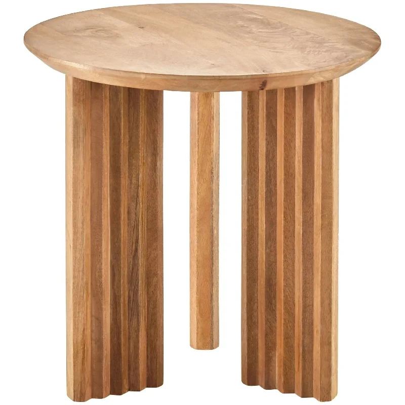 Track lighting with adjustable armsAgnes End Table