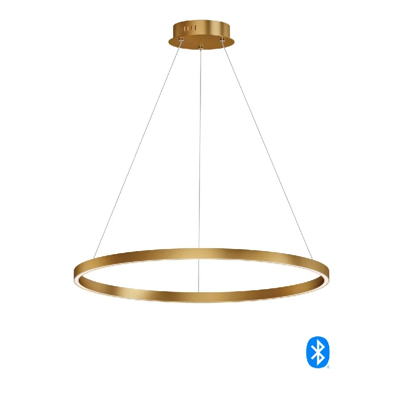Industrial Lighting for Automotive Manufacturing PlantsGroove 32 in. LED Pendant Light Selectable CCT Gold finish Industrial Lighting for Automotive Manufacturing PlantsGroove 32 in. LED Pendant Light Selectable CCT Gold finish