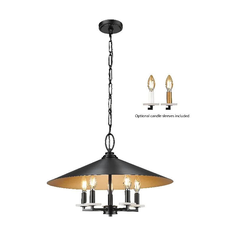 Rustic track lighting for farmhouse decorRialto 5-Light Pendant