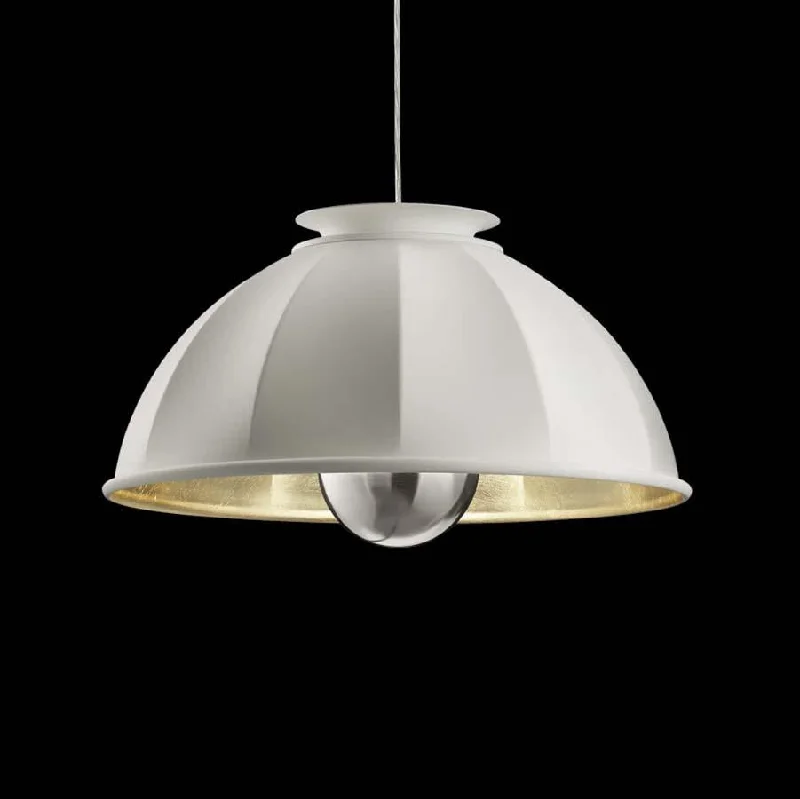 Smart track lighting with voice controlFortuny 063DF-3 Cupola 63 Suspended White Shade Lamp Smart track lighting with voice controlFortuny 063DF-3 Cupola 63 Suspended White Shade Lamp