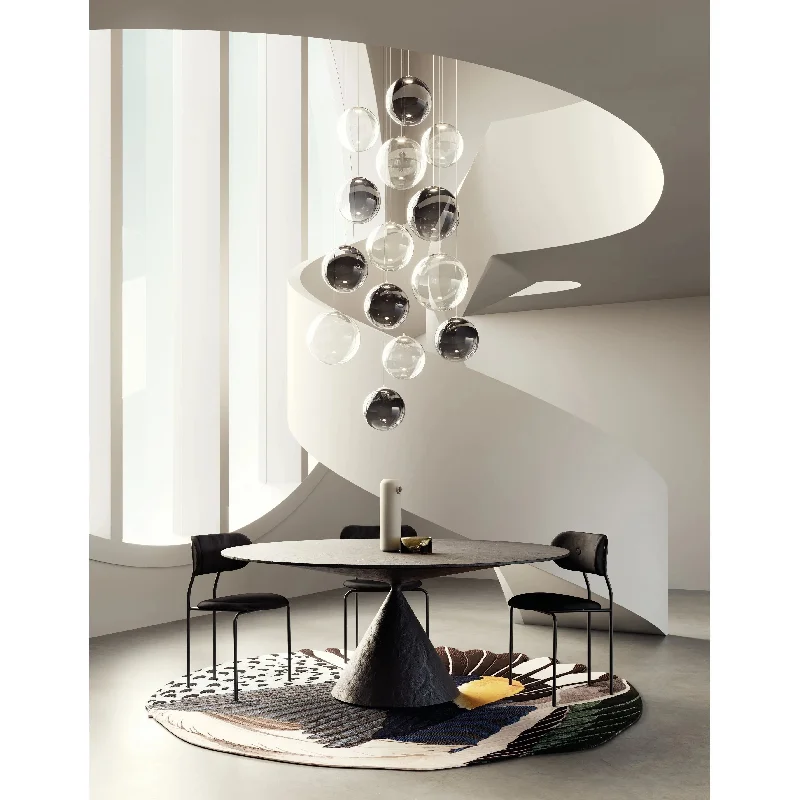 Track lighting for high - ceiling spaces14 Light Random Solo - Cluster Composition