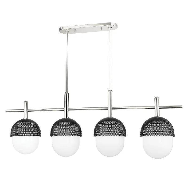 Adjustable Industrial Lighting for Flexible IlluminationNyack Four Light Island Pendant Adjustable Industrial Lighting for Flexible IlluminationNyack Four Light Island Pendant