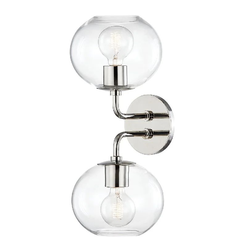 Industrial Task Lighting for Precision WorkstationsMargot Two Light Wall Sconce