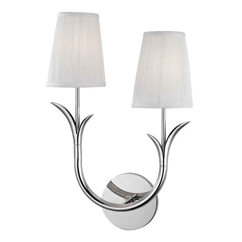 Industrial Lighting for Textile MillsDeering Two Light Wall Sconce