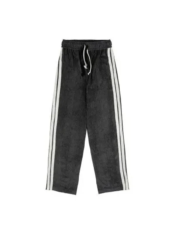 Unisex Unit Corduroy Wool Pants Gray