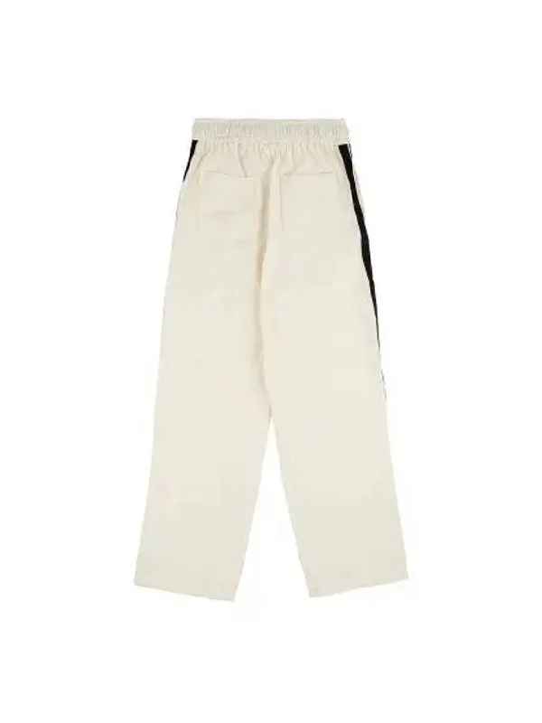 Unit Corduroy Wool Wide Pants Ivory