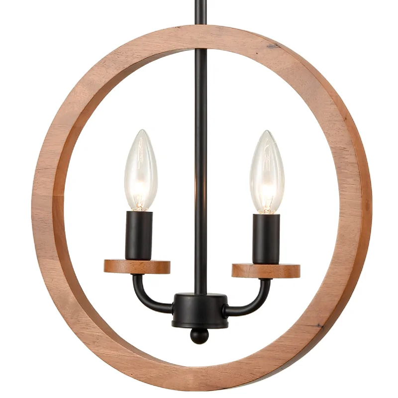 Oversized Chandeliers as a Statement Piece in Living RoomsOversized Chandeliers as a Statement Piece in Living Rooms2-Light Farmhouse Chandelier Globe Wood Pendant Light