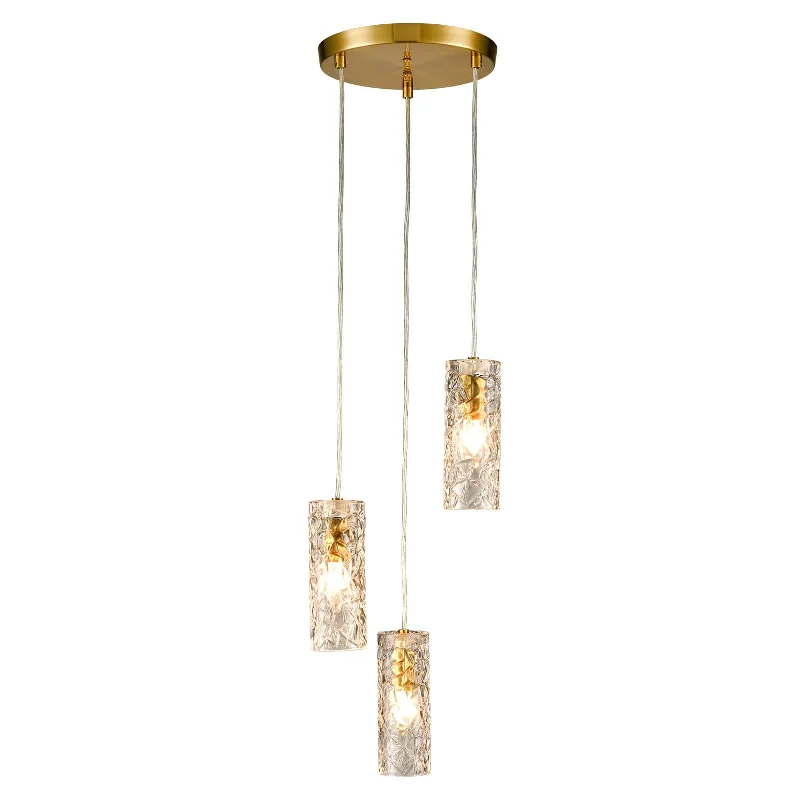Chandeliers with Metal Frames in Silver FinishChandeliers with Metal Frames in Silver Finish3 Light Brass Glass Pendant Light Modern Cluster Chandelier