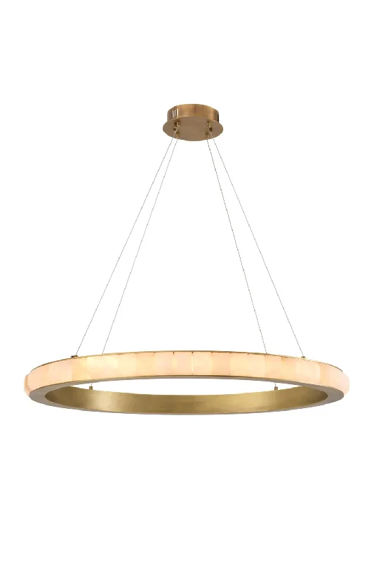 Traditional Brass Chandeliers for Classic InteriorsTraditional Brass Chandeliers for Classic InteriorsAlabaster Ring Chandelier | Eichholtz Cabildo