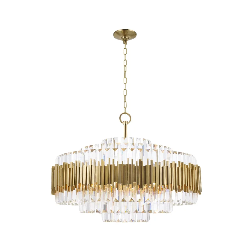 Traditional Brass Chandeliers for Classic InteriorsTraditional Brass Chandeliers for Classic InteriorsAllegra Collection - 83cm Chandelier - Brass