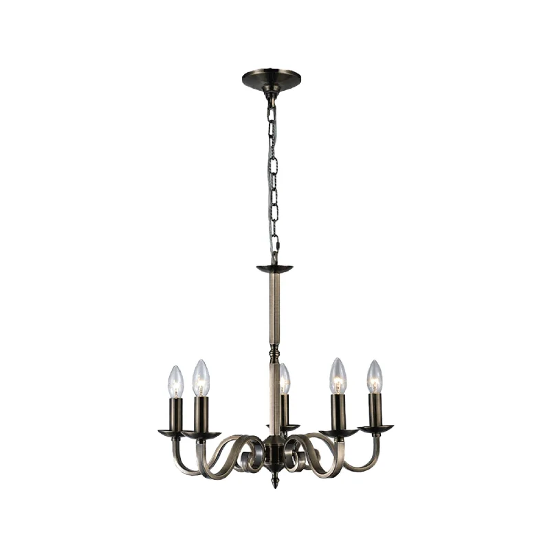 Chandeliers with Multiple Lights for Maximum IlluminationChandeliers with Multiple Lights for Maximum IlluminationEden 5 Light Chandelier - Antique Bronze