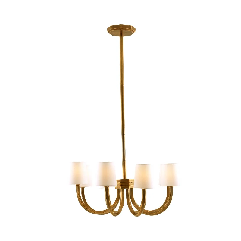 Chandeliers with Metal Frames in Gold FinishChandeliers with Metal Frames in Gold FinishGaetano Chandelier