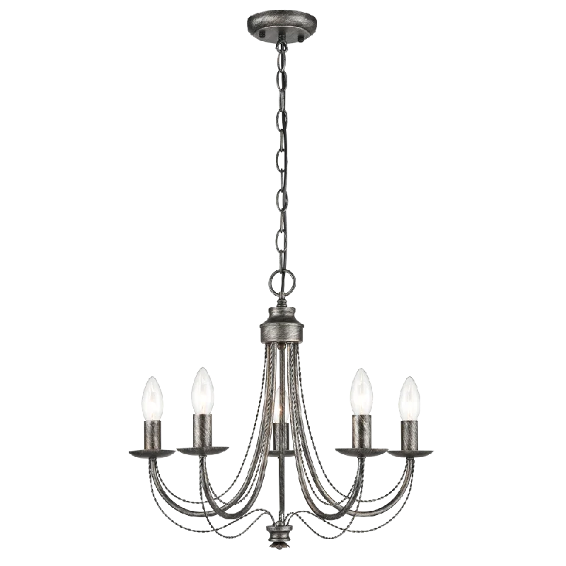Chandeliers with Multiple Lights for Maximum IlluminationChandeliers with Multiple Lights for Maximum IlluminationFranklite Philly 5 Light Chandelier Brushed Silver Ironwork